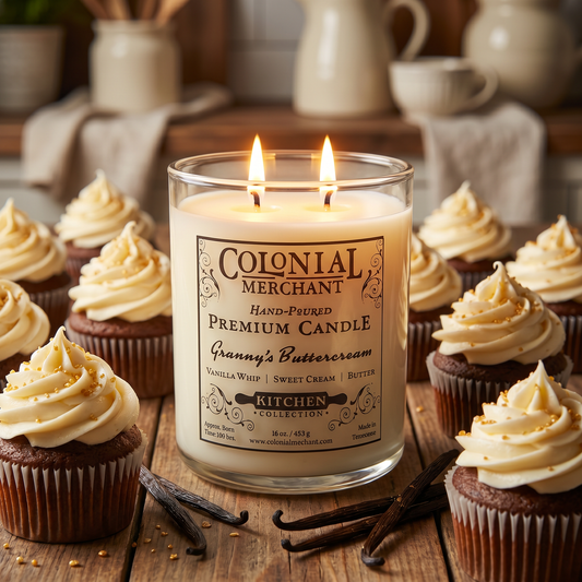 Granny's Buttercream | 16 oz. Duo-Wick Merchant Candle
