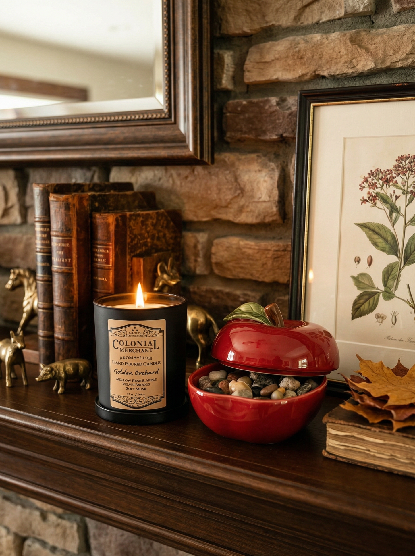 12 oz. Golden Orchard Aroma-Luxe Premium Candle