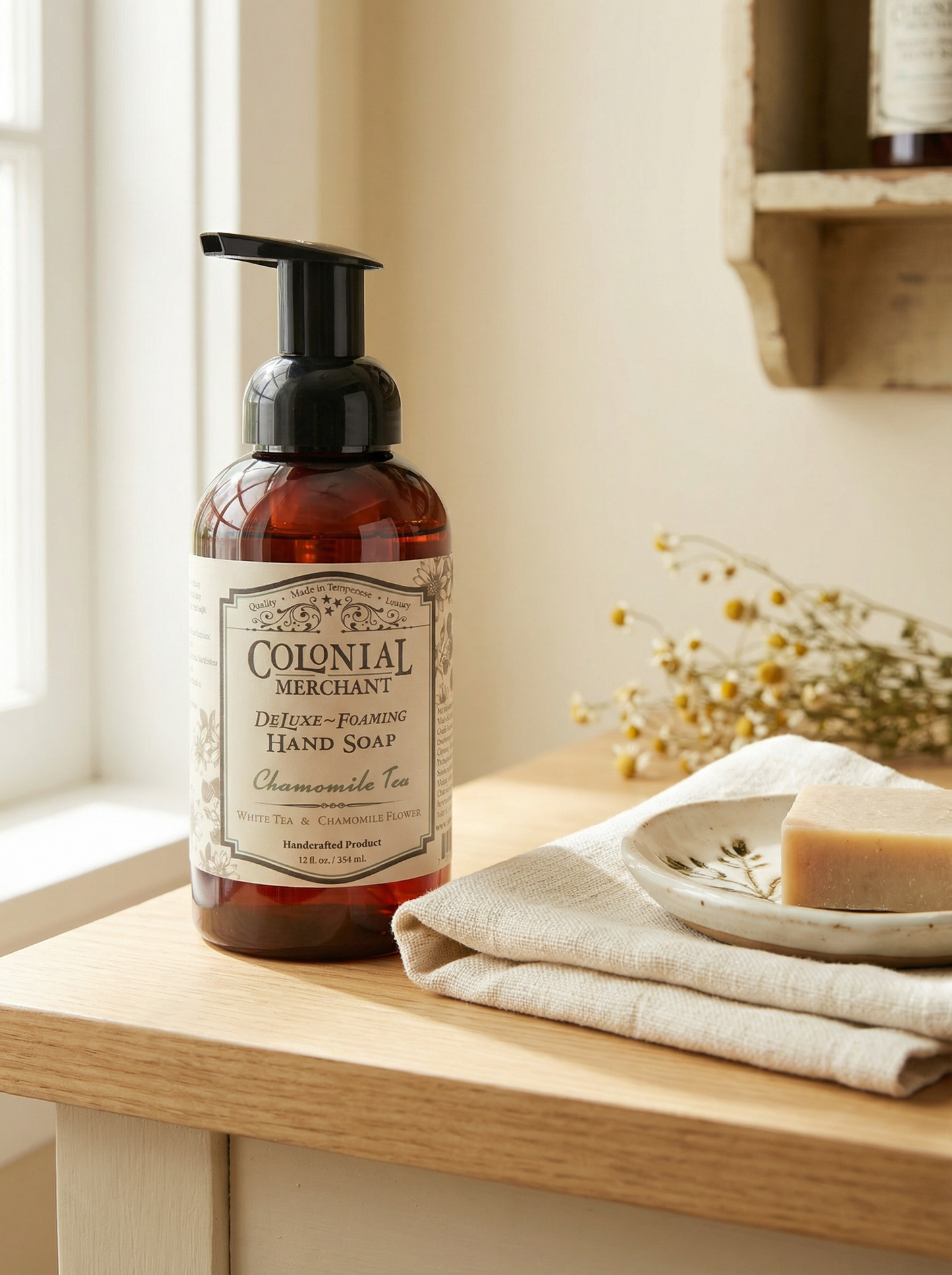 12 oz. Chamomile Tea Tallow Foaming Hand Soap