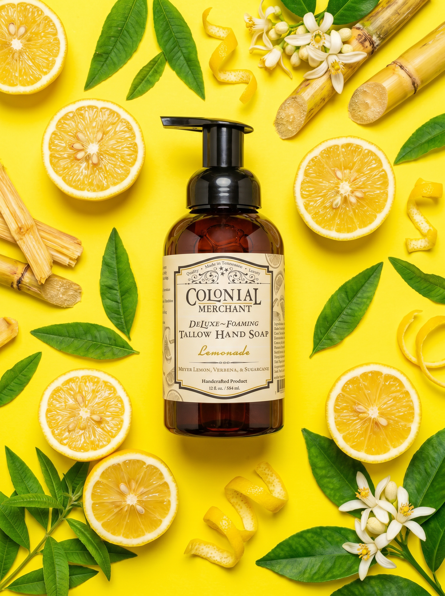 12 oz. Lemonade Tallow Foaming Hand Soap