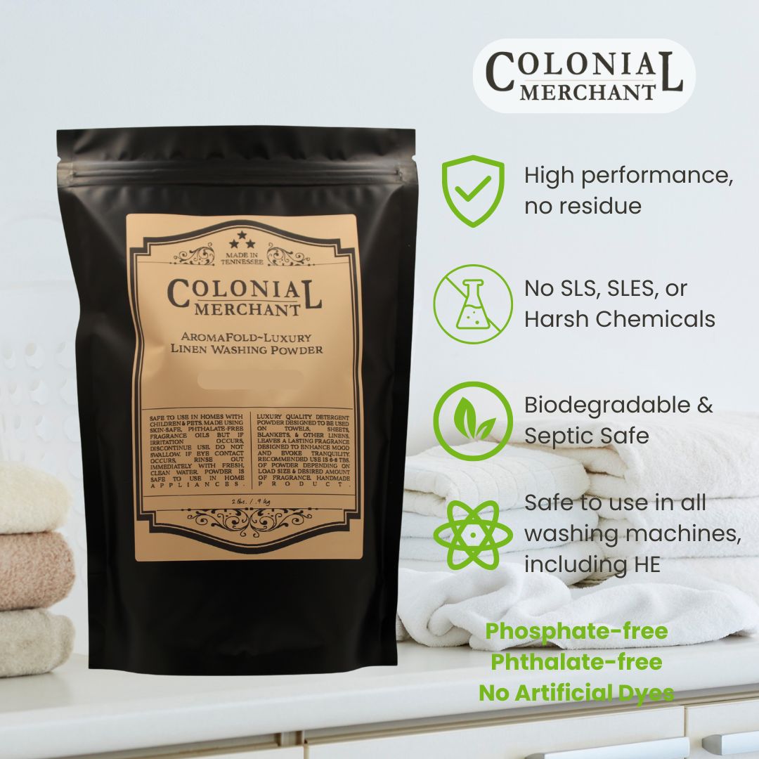 2 lb. AromaFold Luxe Linen Washing Powder