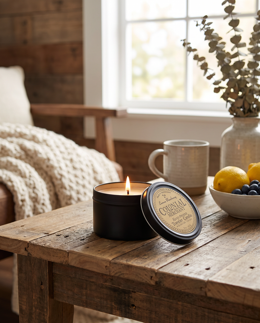 8 oz. Lemon Blueberry Premium Traveler Candle