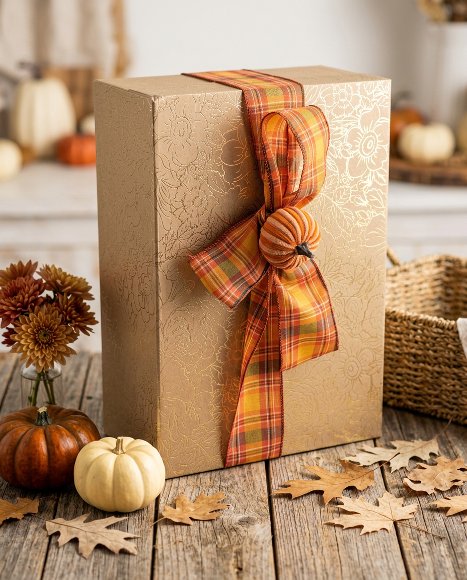 Fall / Autumn Large Gift Box