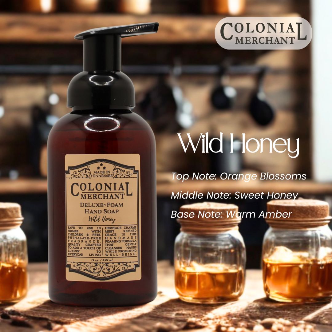 12 oz. Wild Honey DeLuxe Foam Hand Soap