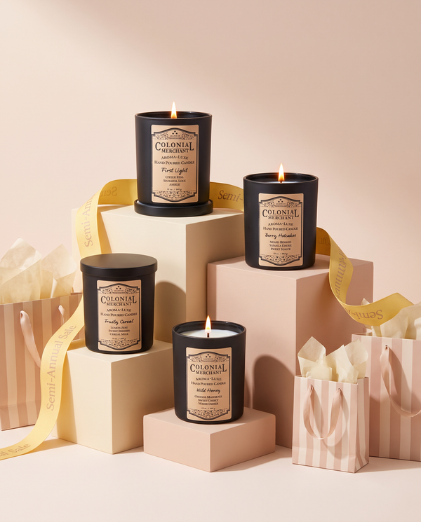 Luxe-Aroma Hand Poured Premium Apricot Coconut Wax Blend Candles