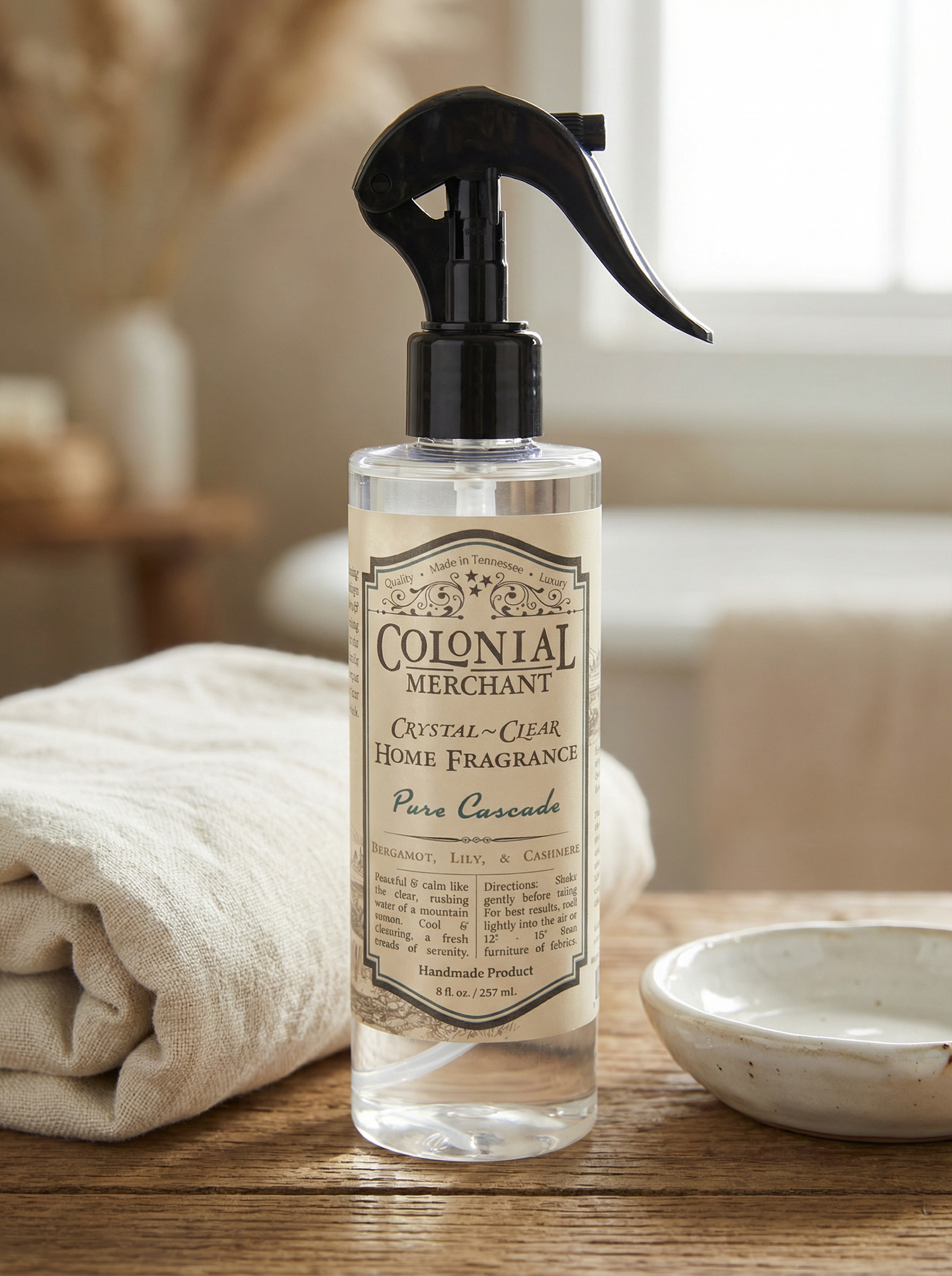 Pure Cascade | Clean Aquatic Blend of Bergamot, Water Lily, & Cashmere