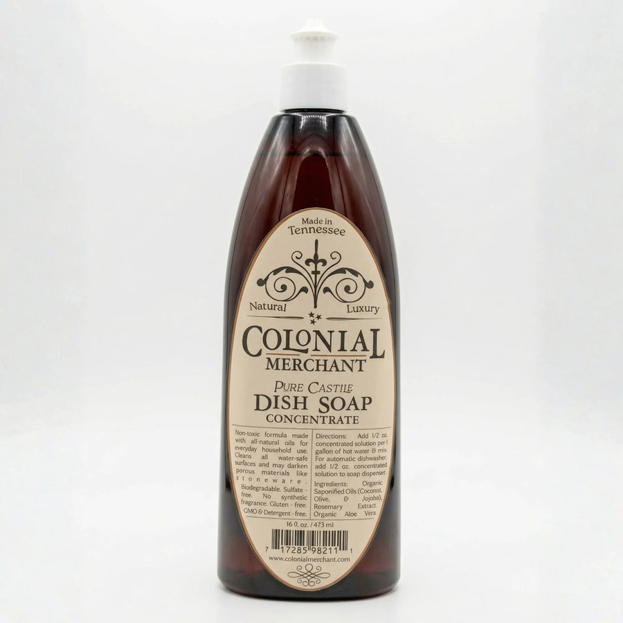 16 oz. Pure Castile Concentrated Dish Soap