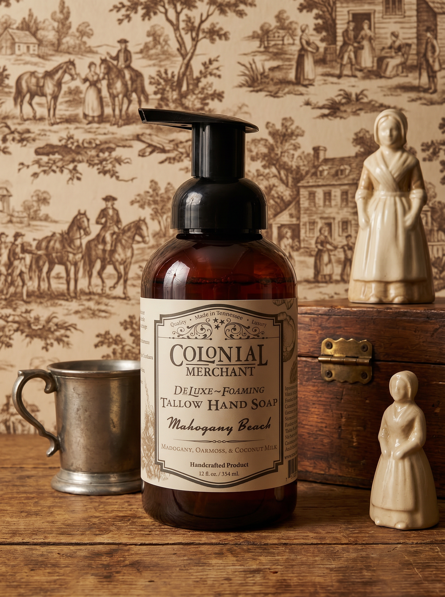 12 oz. Mahogany Beach Tallow Foaming Hand Soap