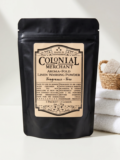 4 oz. 2-Load Fragrance Free Linen Washing Powder