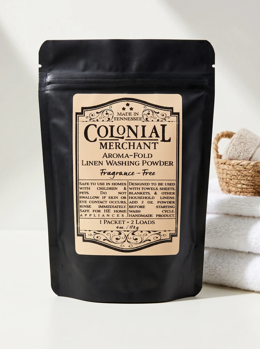 Frangrance Free Aromafold Linen Washing Powder by Colonial Merchant