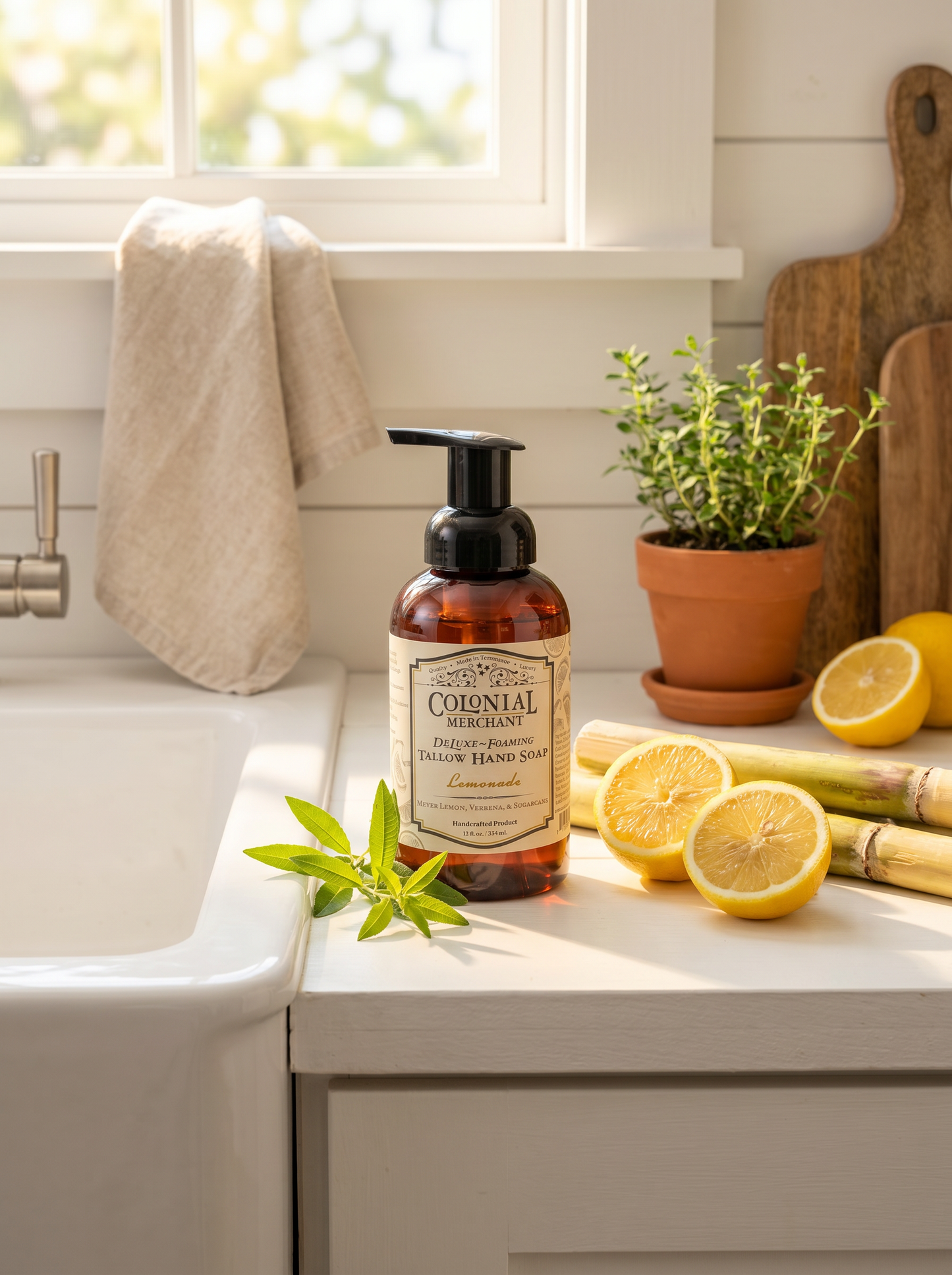 12 oz. Lemonade Tallow Foaming Hand Soap