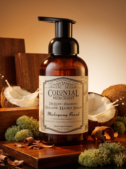 12 oz. Mahogany Beach Tallow Foaming Hand Soap