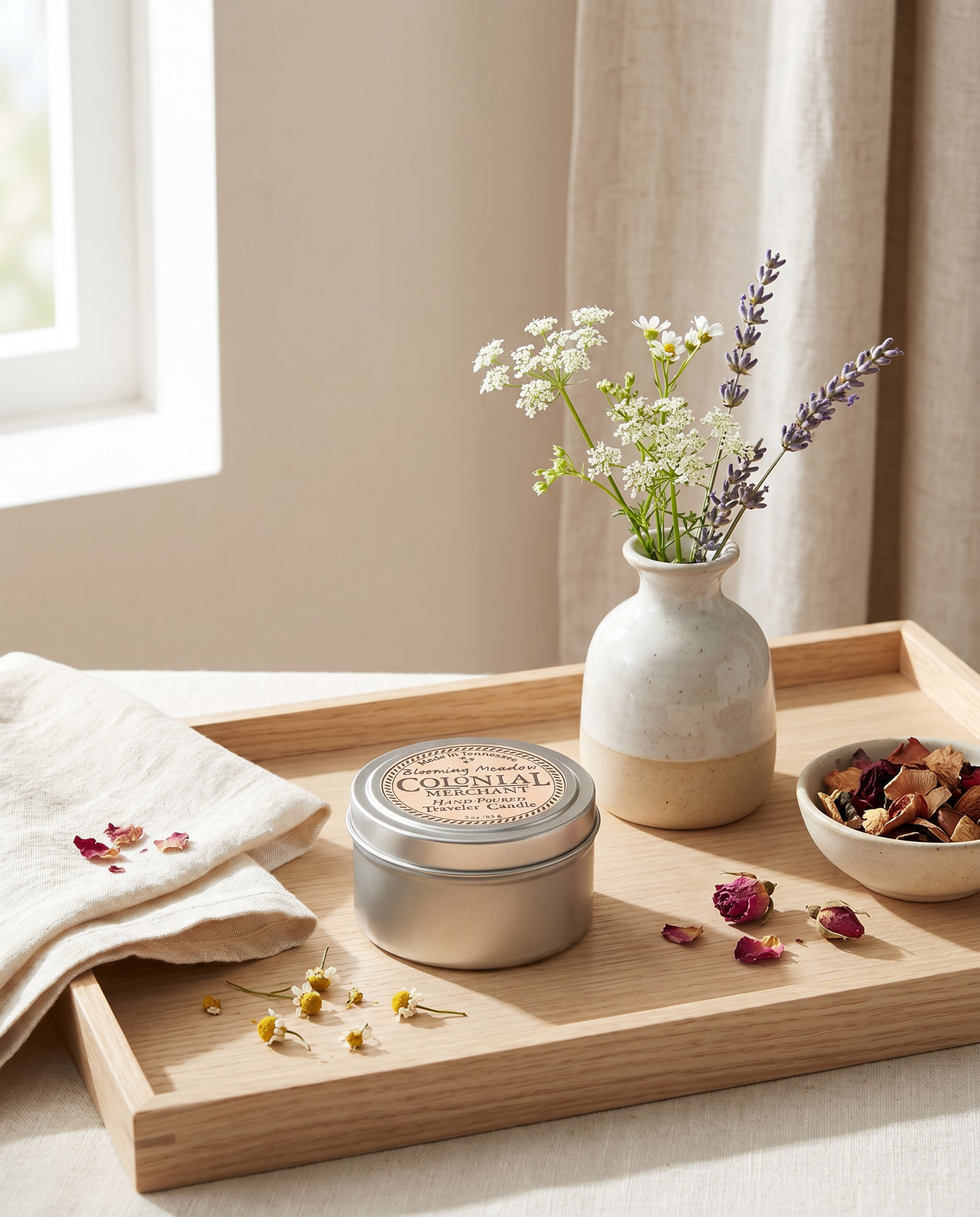 3 oz. Blooming Meadow Premium Travel Candle