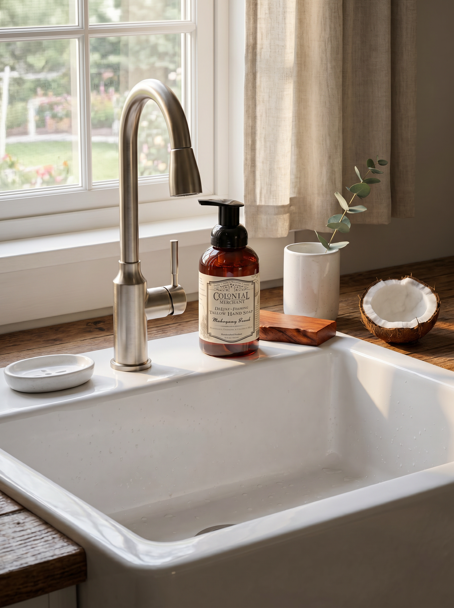 12 oz. Mahogany Beach Tallow Foaming Hand Soap
