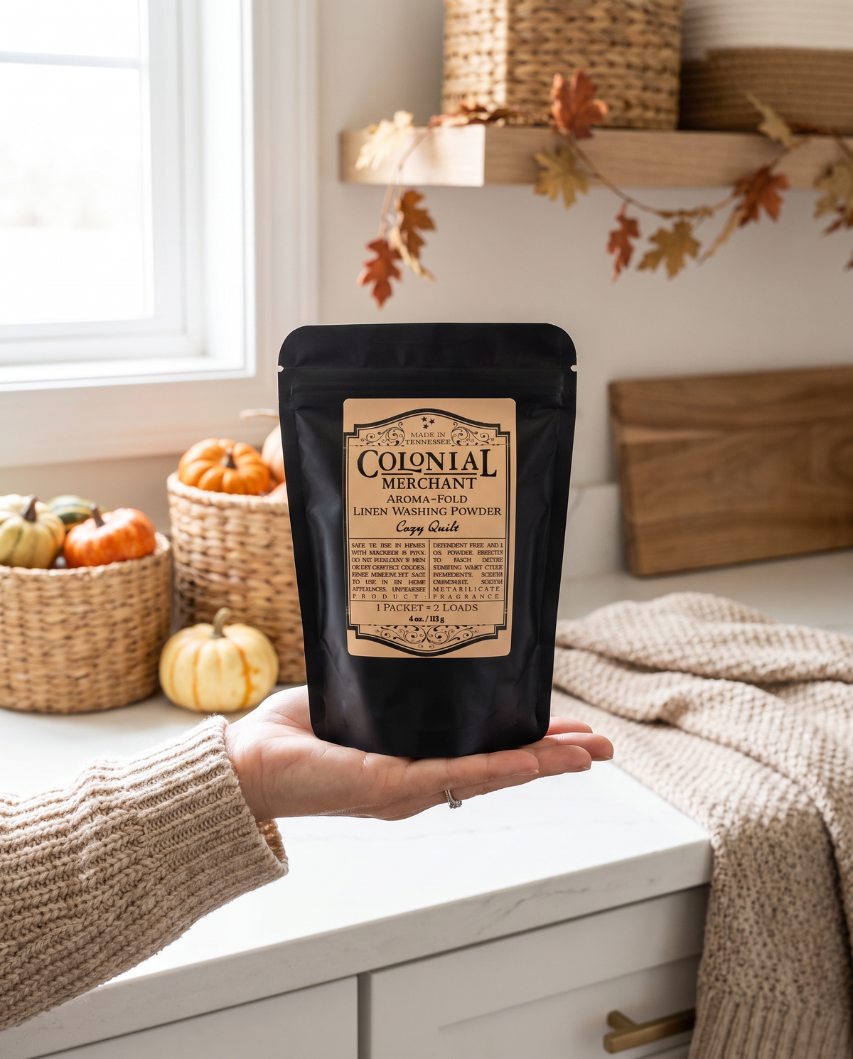 4 oz. 2-Load Cozy Quilt Linen Washing Powder