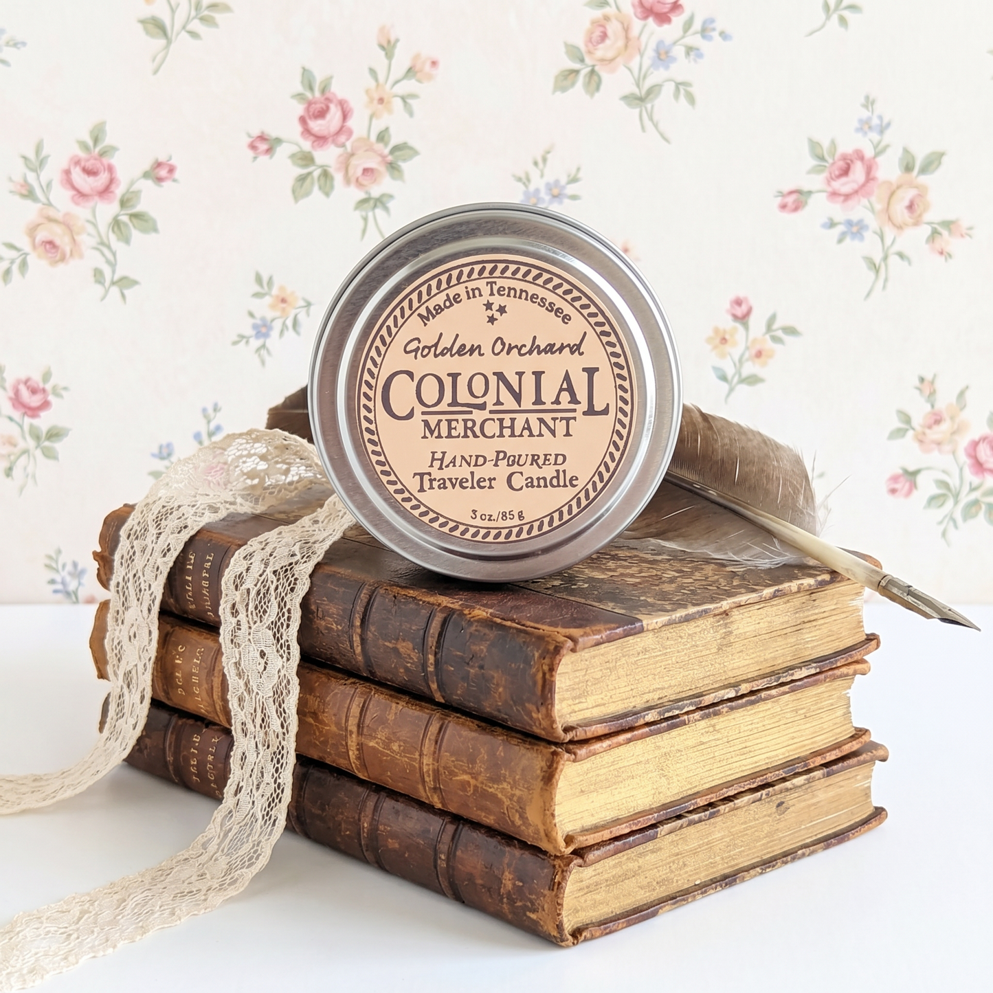 Golden Orchard Traveler Candle | 3 oz. Premium Candle