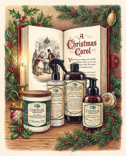 "A Christmas Carol" - 16 oz. Duo-Wick Premium Merchant Candle