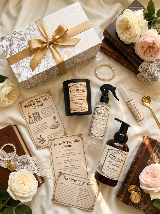 Pride & Prejudice Bookscape Kit | Jane Austen Inspired Home Fragrance Gift Set