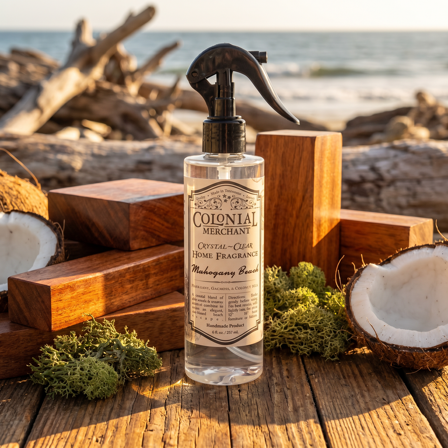8 fl. oz. Mahogany Beach Aroma-Luxe Home & Linen Fragrance Spray