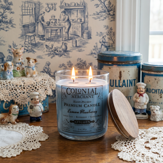Lemon Blueberry | 16 oz. Duo-Wick Merchant Candle