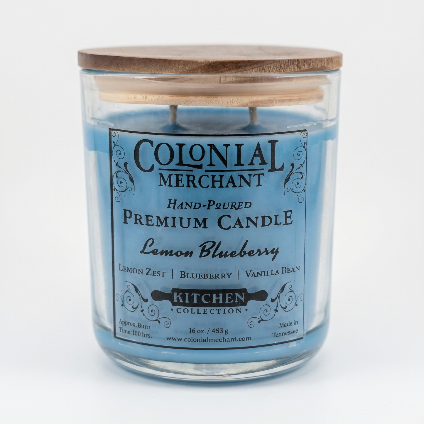 Lemon Blueberry | 16 oz. Duo-Wick Merchant Candle