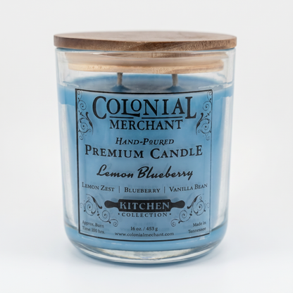 Lemon Blueberry | 16 oz. Duo-Wick Merchant Candle