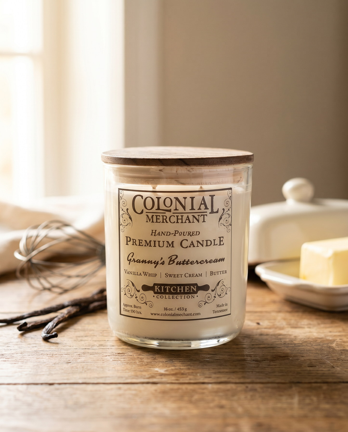Granny's Buttercream | 16 oz. Duo-Wick Merchant Candle