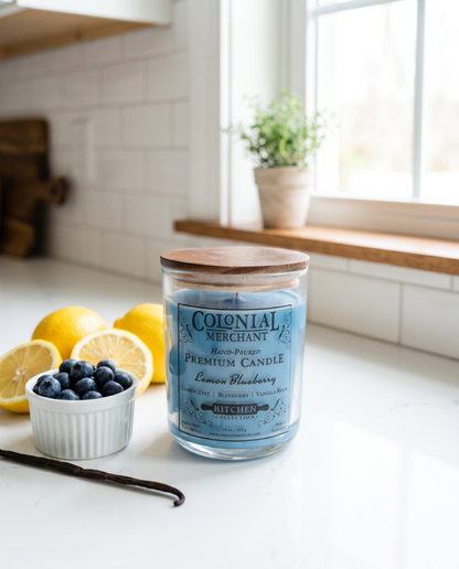 Lemon Blueberry | 16 oz. Duo-Wick Merchant Candle