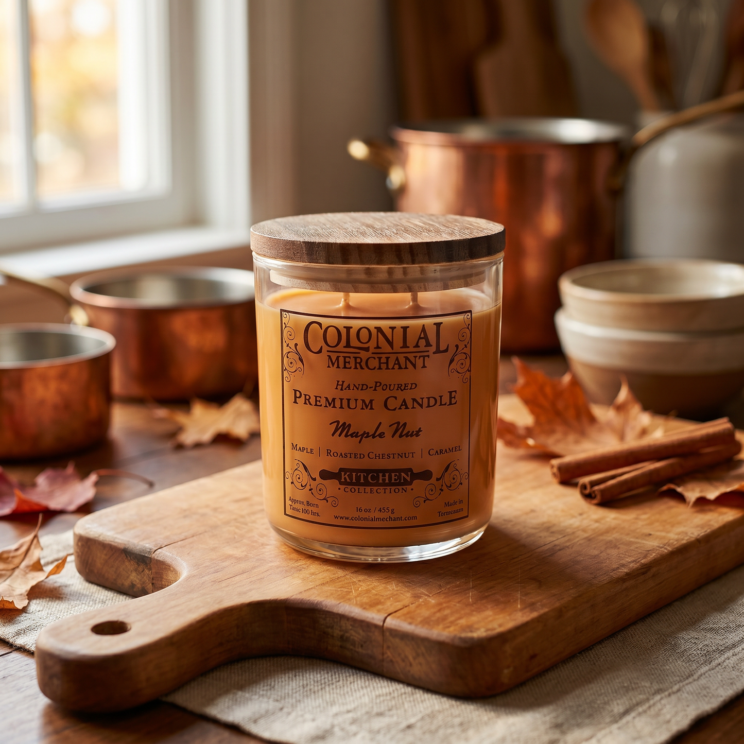 Maple Nut | 16 oz. Duo-Wick Merchant Candle