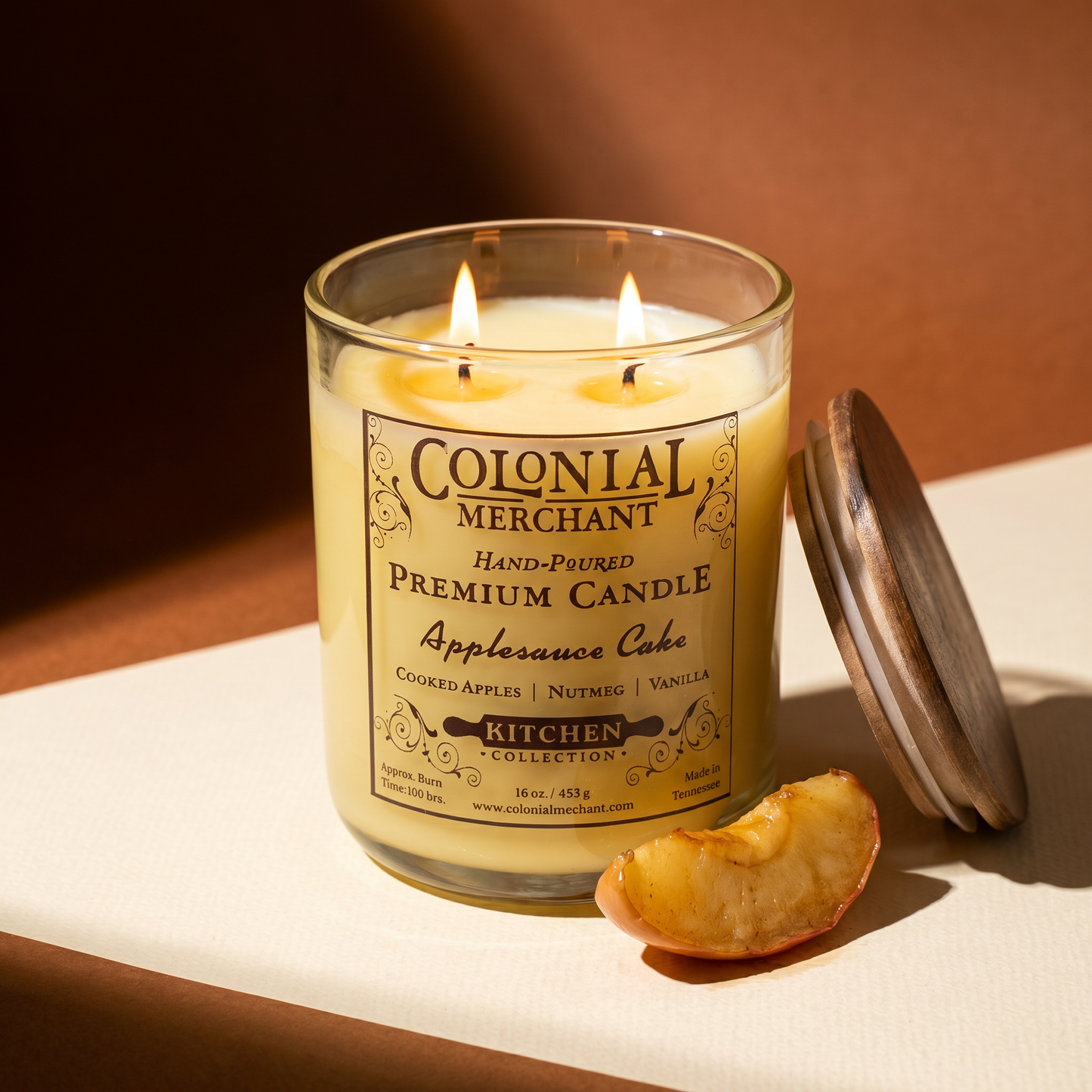 Applesauce Cake | 16 oz. Duo-Wick Merchant Candle