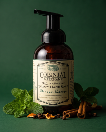 "Ebenezer Scrooge" - 12 oz. Tallow Foaming Hand Soap