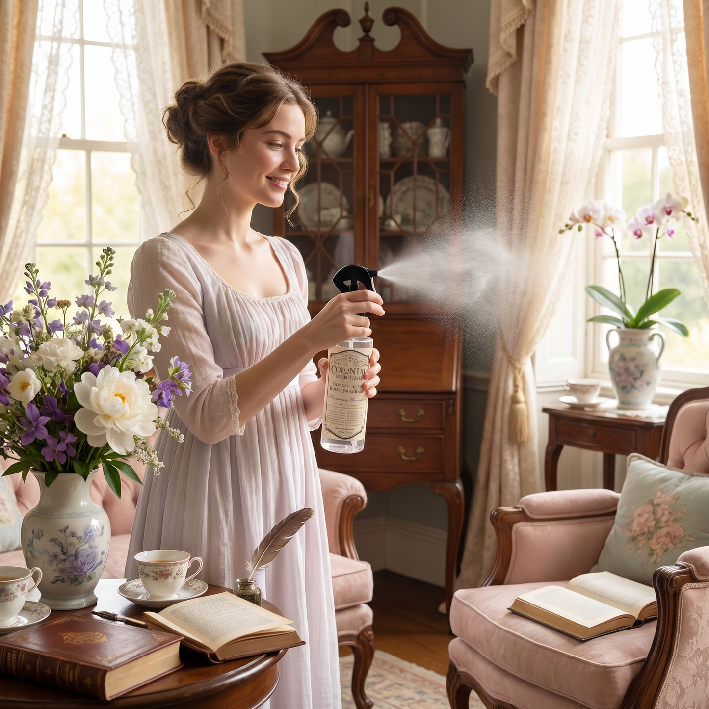 Blooming Meadow | Sense & Sensibility Bookscape | 8 oz. Home Refresh & Linen Spray