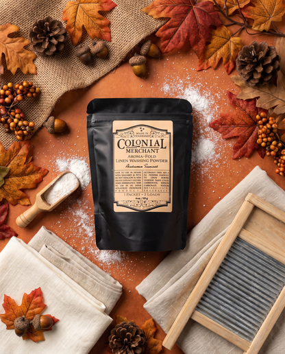 4 oz. 2-Load Autumn Sunset Linen Washing Powder