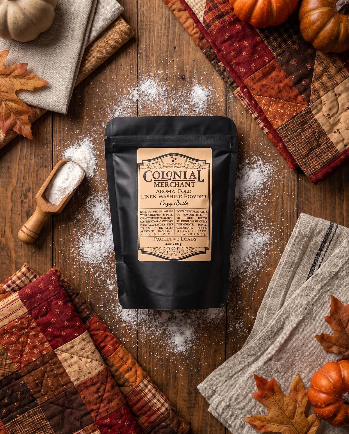 4 oz. 2-Load Cozy Quilt Linen Washing Powder