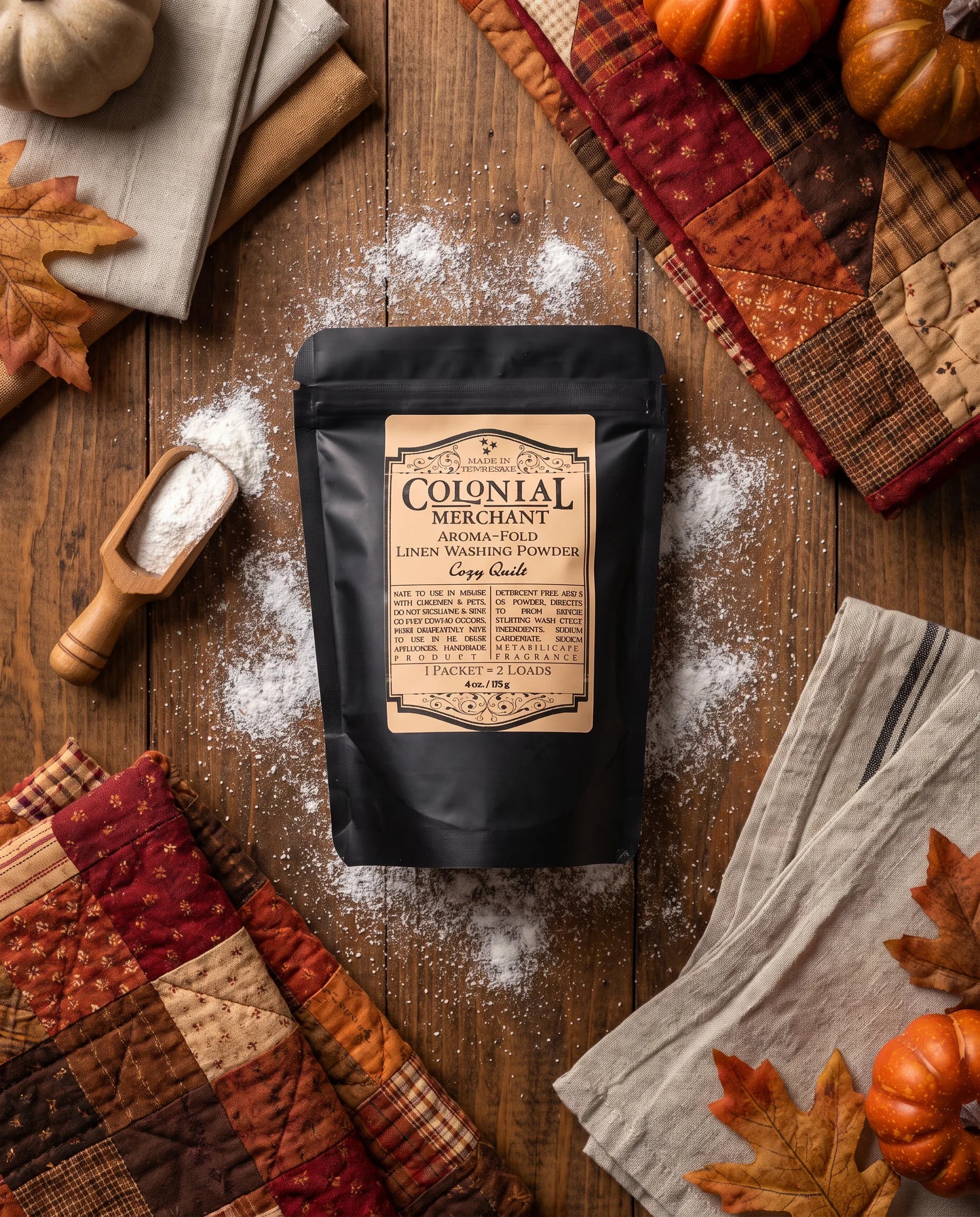 4 oz. 2-Load Cozy Quilt Linen Washing Powder