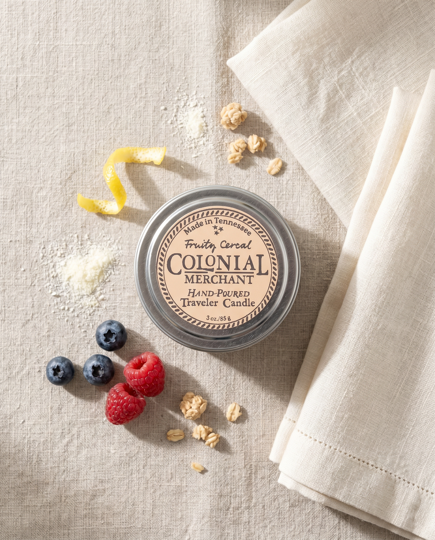 3 oz. Fruity Cereal Premium Travel Candle