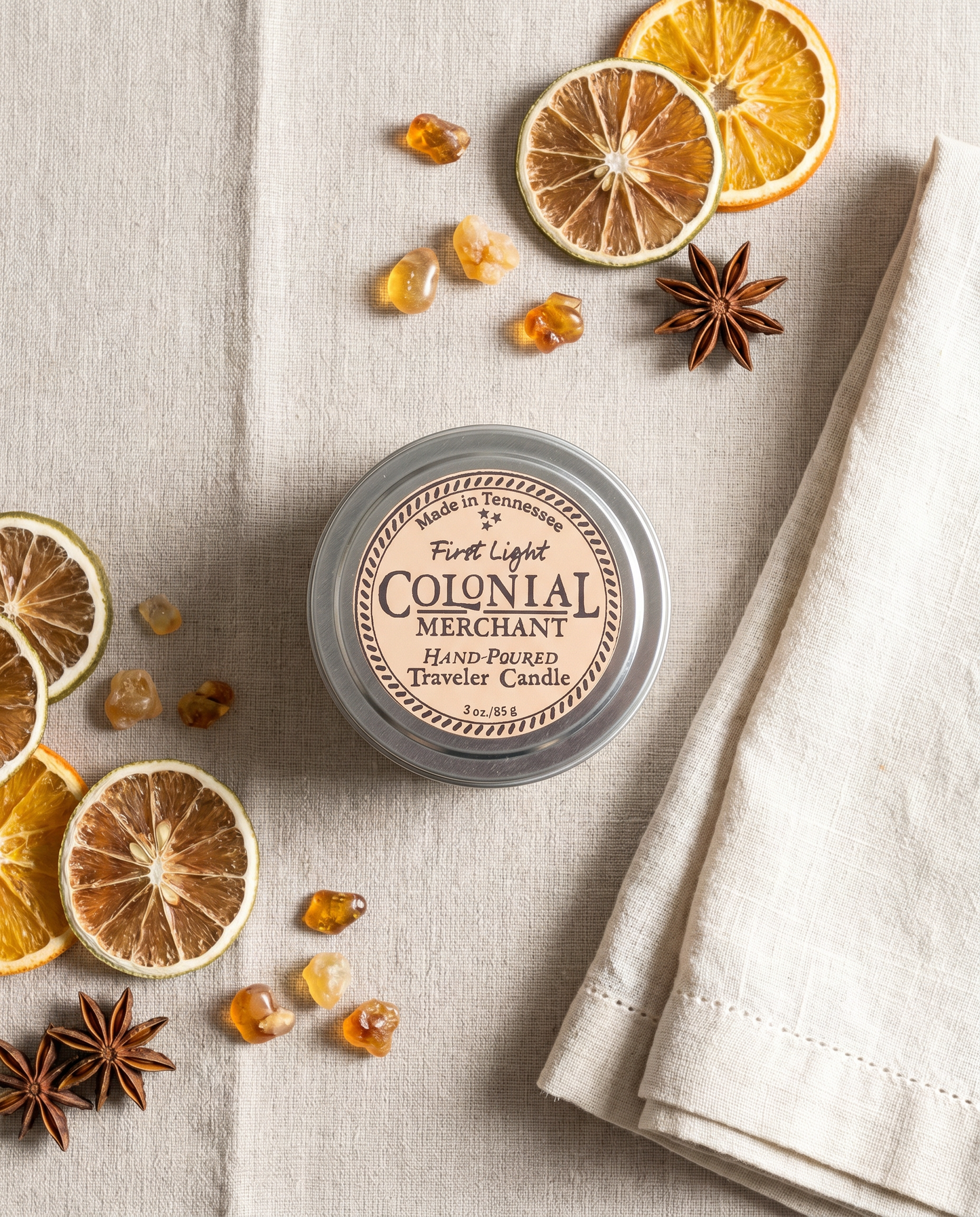 3 oz. First Light Premium Travel Candle