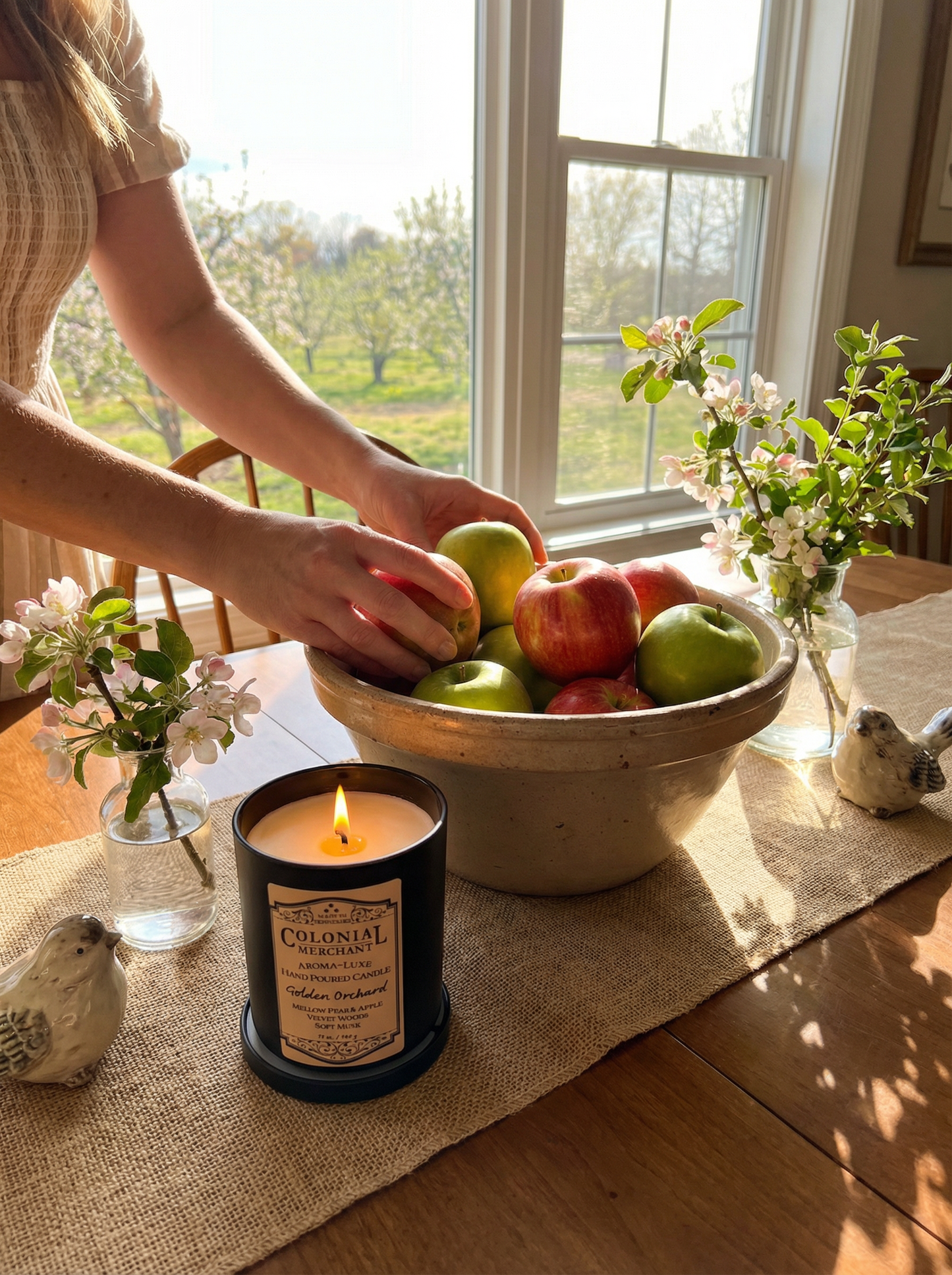 12 oz. Golden Orchard Aroma-Luxe Premium Candle