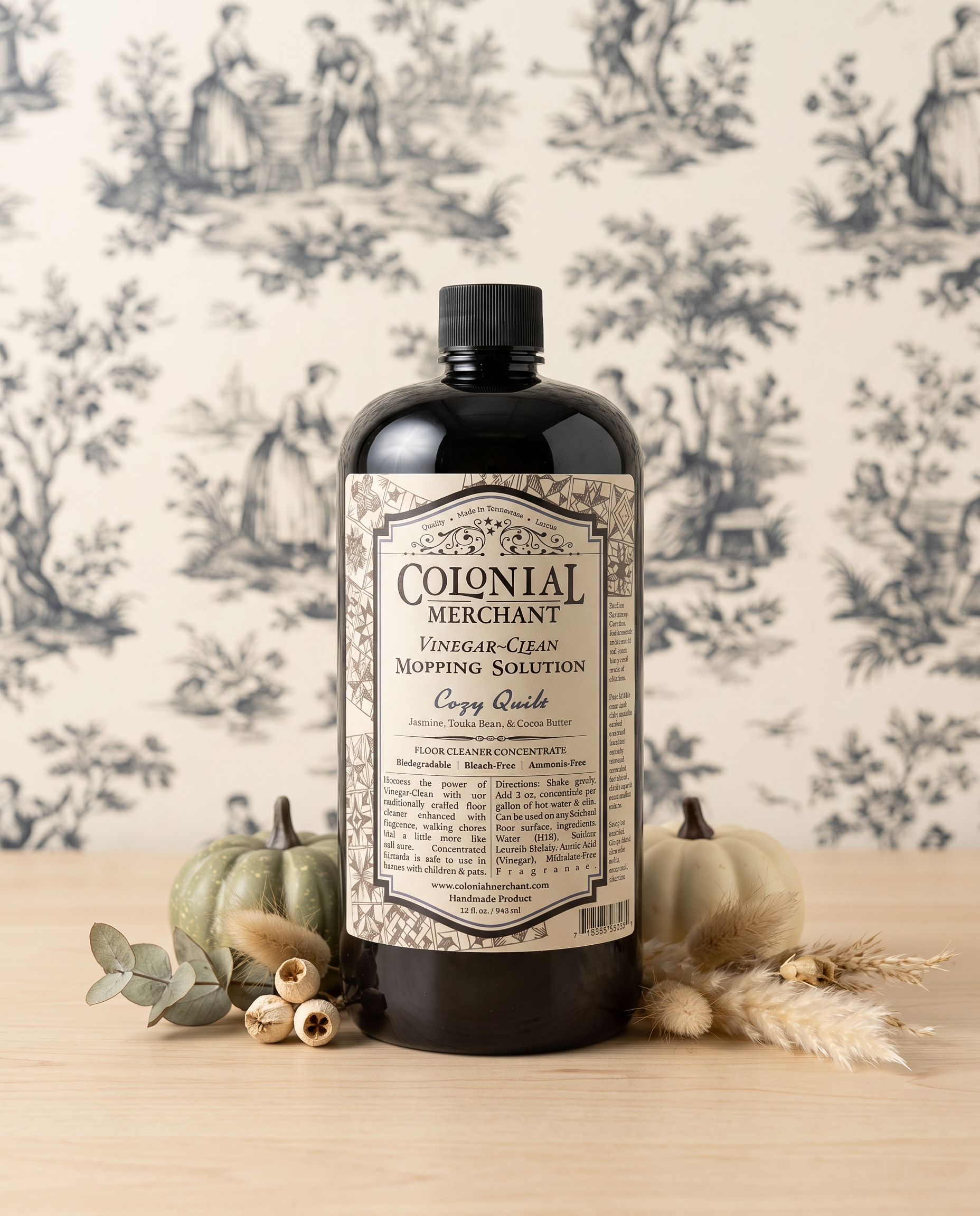 32 oz. Cozy Quilt Vinegar-Clean Mopping Solution