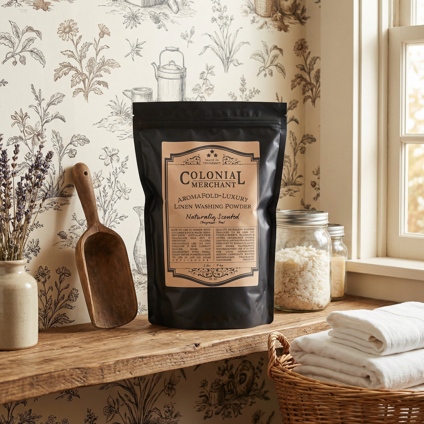 2 lb. Fragrance-Free AromaFold-Luxe Linen Washing Powder