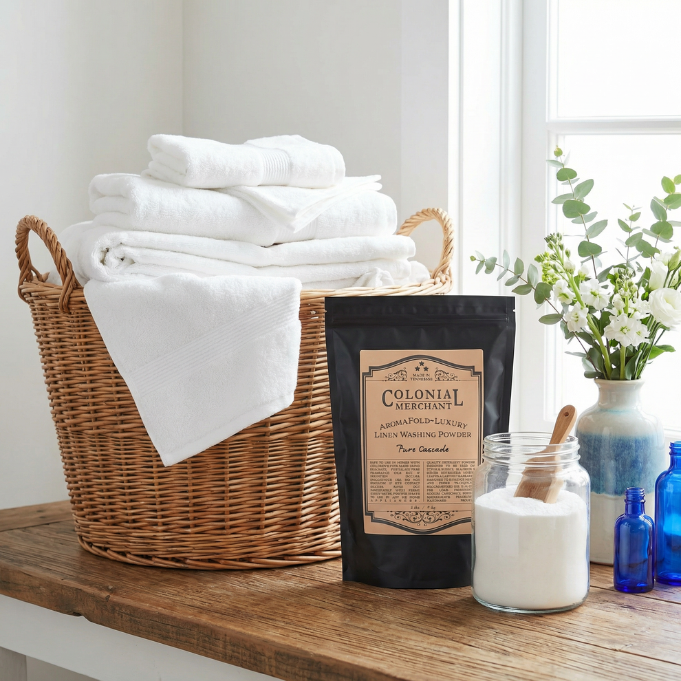 2 lb. Pure Cascade AromaFold-Luxe Linen Washing Powder – Colonial Merchant