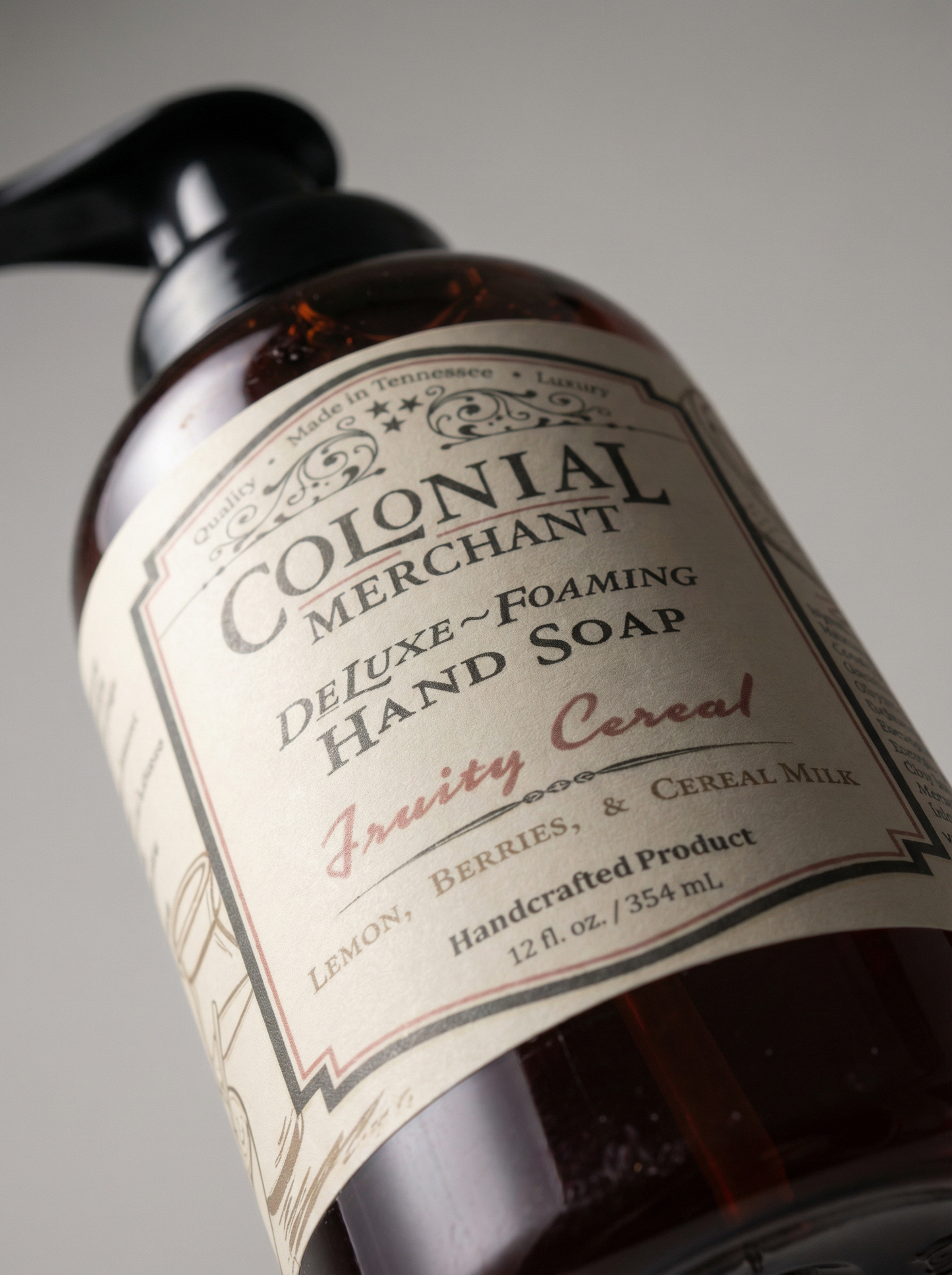 12 oz. Fruity Cereal Tallow Foaming Hand Soap