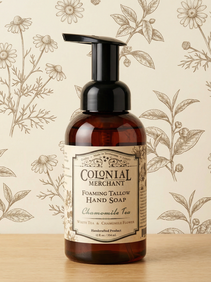 12 oz. Chamomile Tea Tallow Foaming Hand Soap