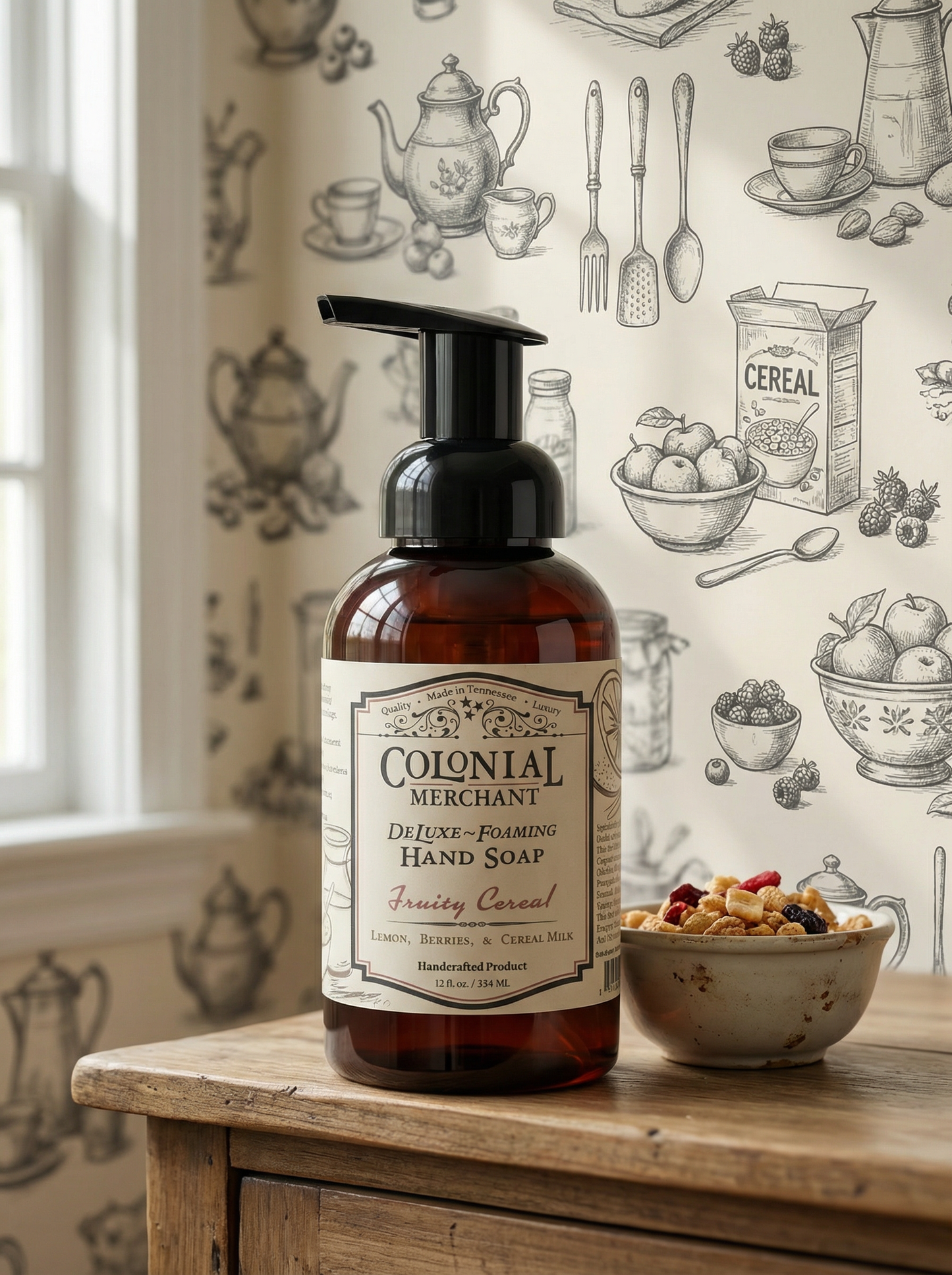 12 oz. Fruity Cereal Tallow Foaming Hand Soap