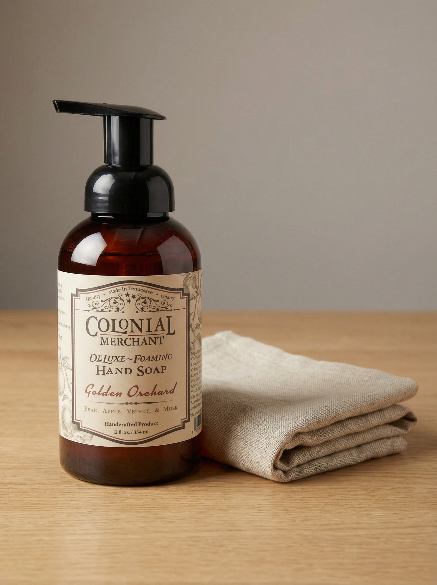 12 oz. Golden Orchard Tallow Foaming Hand Soap