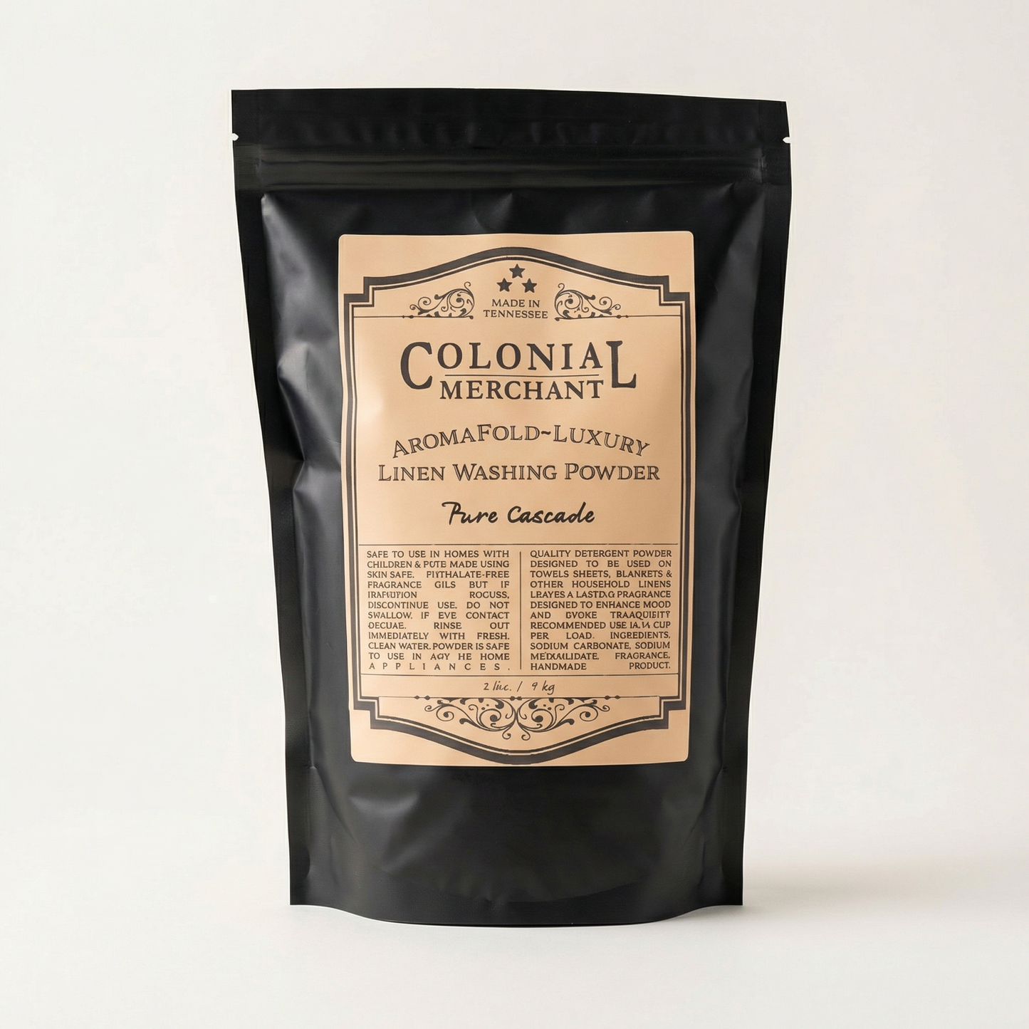 2 lb. Pure Cascade AromaFold-Luxe Linen Washing Powder