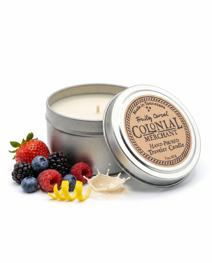 3 oz. Fruity Cereal Premium Travel Candle