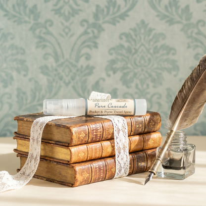 Pure Cascade | Pride & Prejudice Bookscape | 8 mL Travel Fragrance Spray