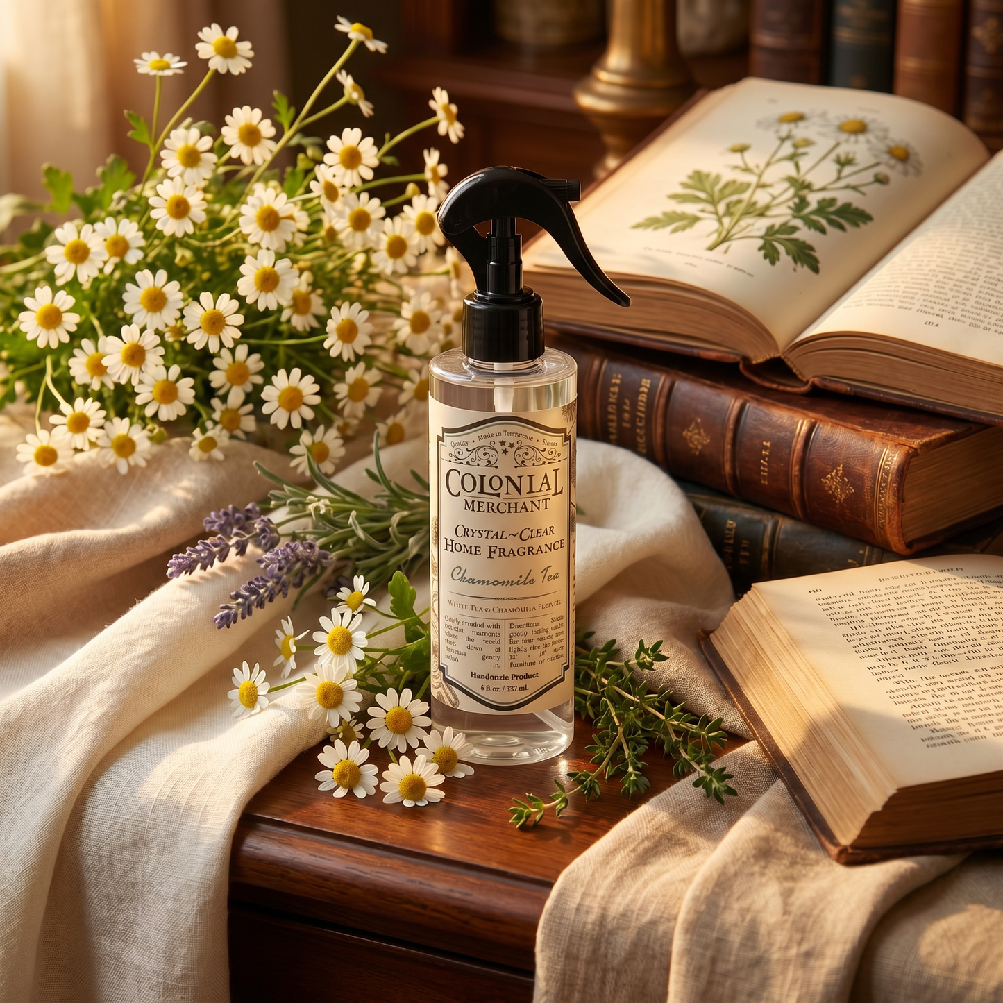 Chamomile Tea | Sense & Sensibility Bookscape | 8 oz. Home Refresh & Linen Spray