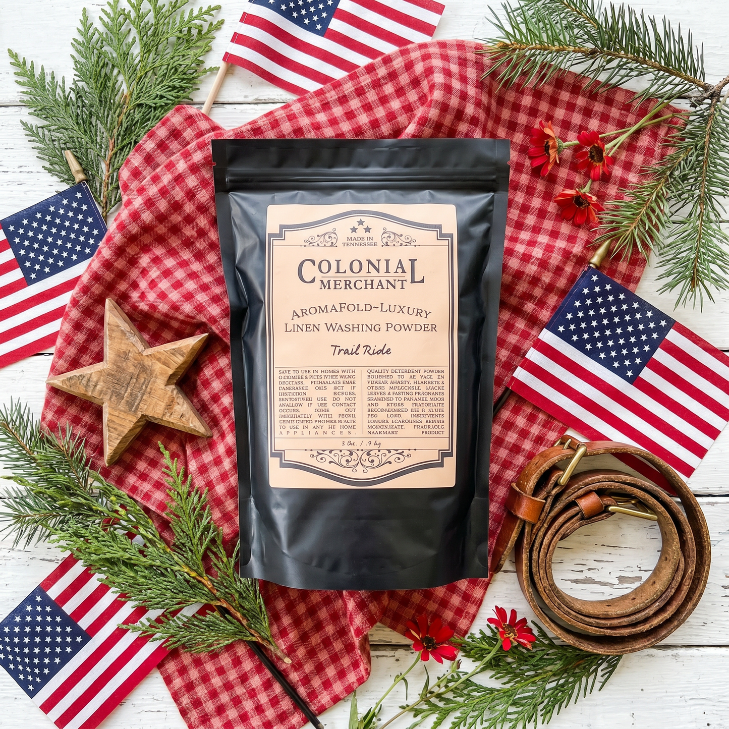 2 lb. Trail Ride AromaFold-Luxe Linen Washing Powder
